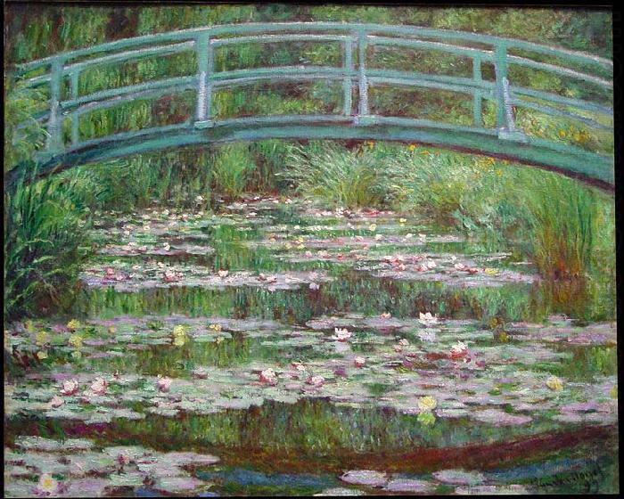 The Japanese Footbridge, Claude Monet